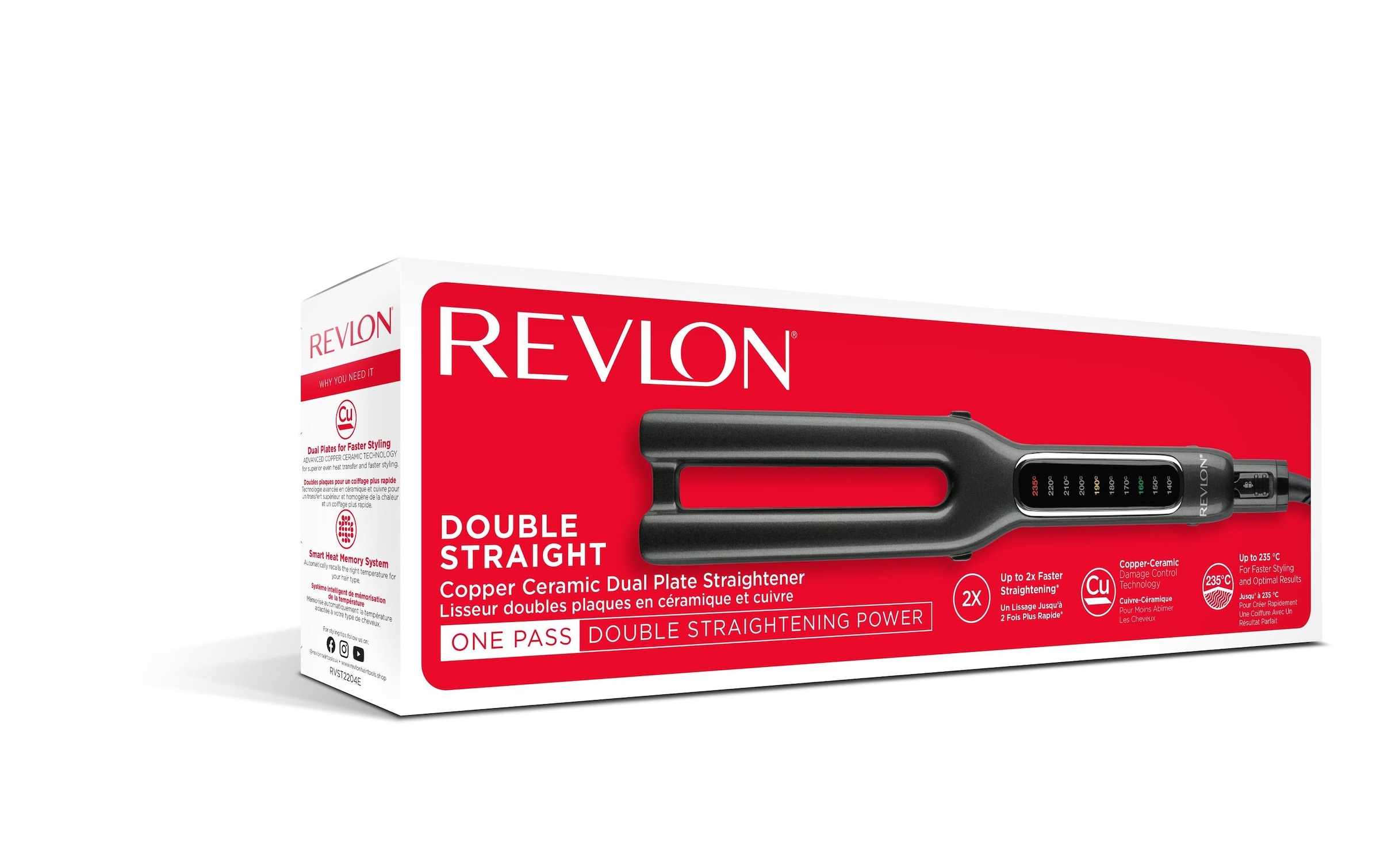 Revlon Glätteisen »Double Copper«