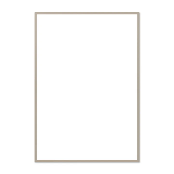 The Poster Club - Bilderrahmen Eiche beige, Plexiglas, 70 x 100 cm