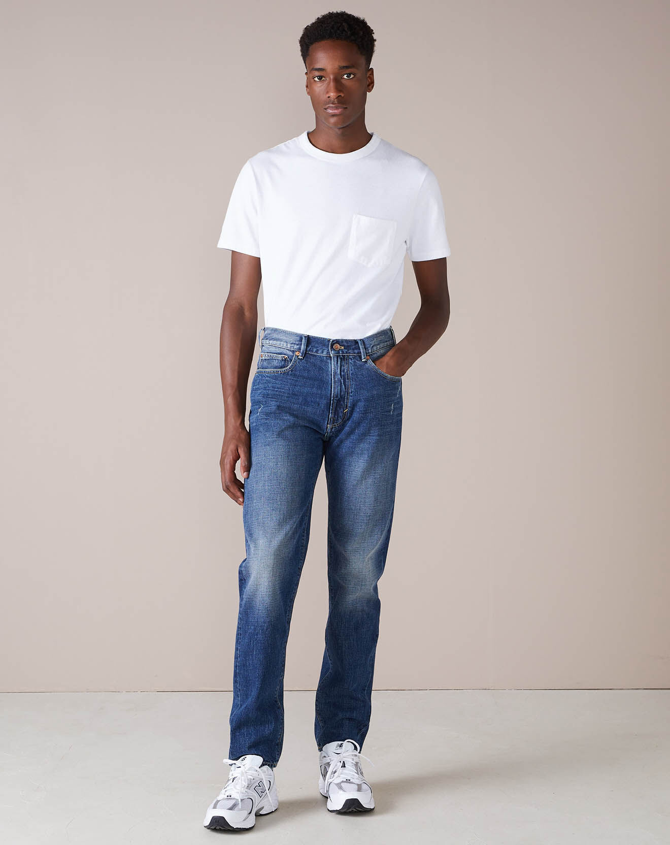 Bellerose Jean Slim Peeg bleu