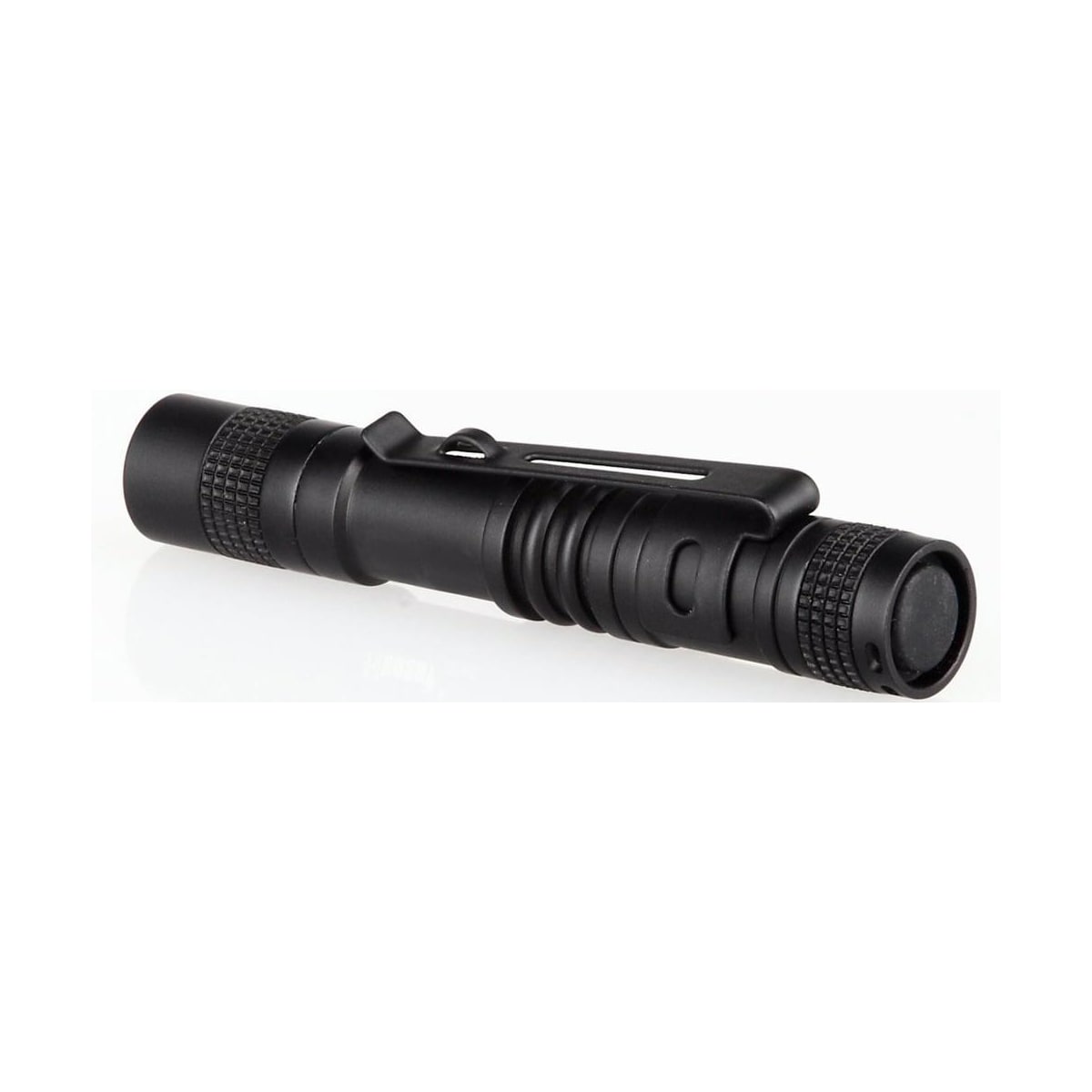 Liten lommelykt, 13cm, 120lm, Svart