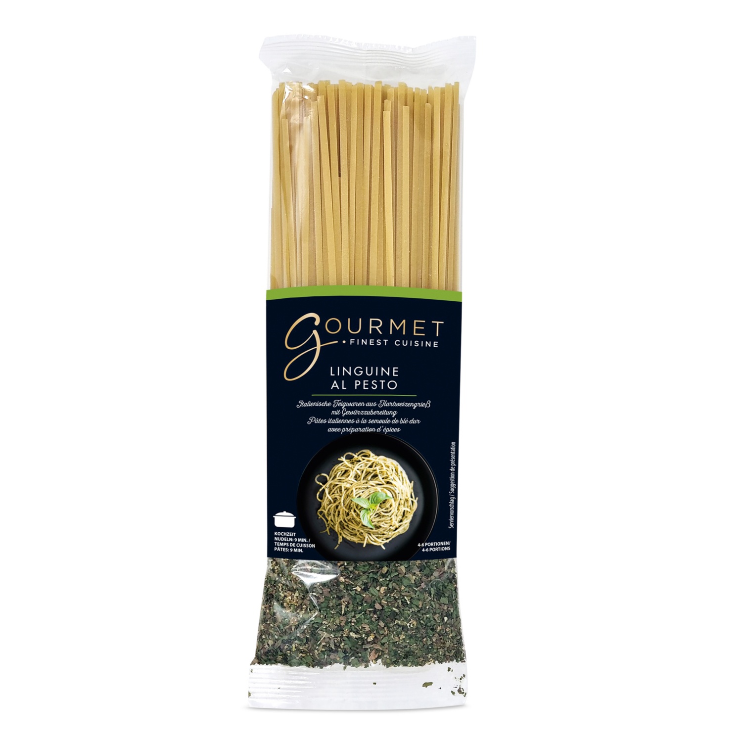 GOURMET, Pasta mit Gewürzen 500g, Linguine mit Pe
