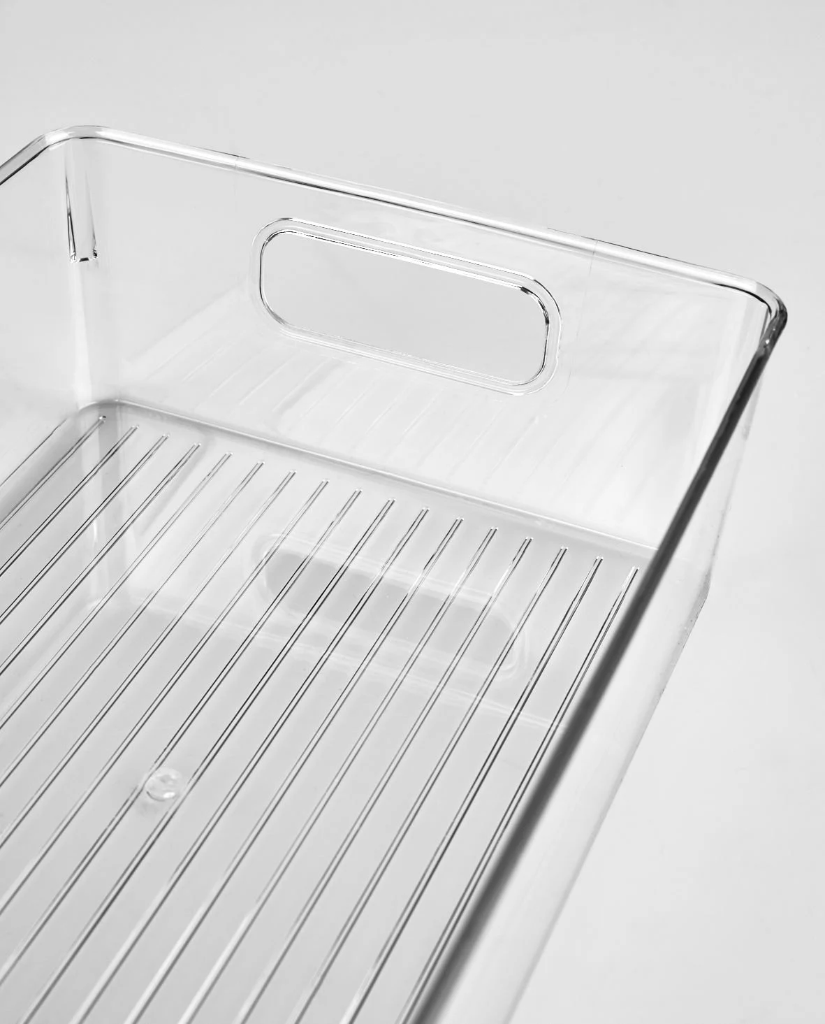 Oppbevaringsboks transparent - 20x27,5x8,5 cm
