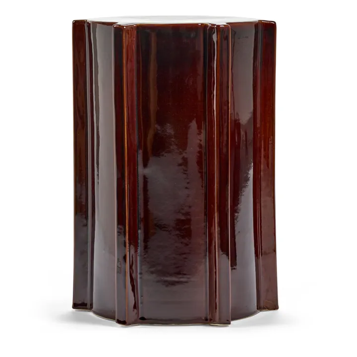 Serax Table d'appoint en grès Pawn, Marie Michielssen | Rouge Brun