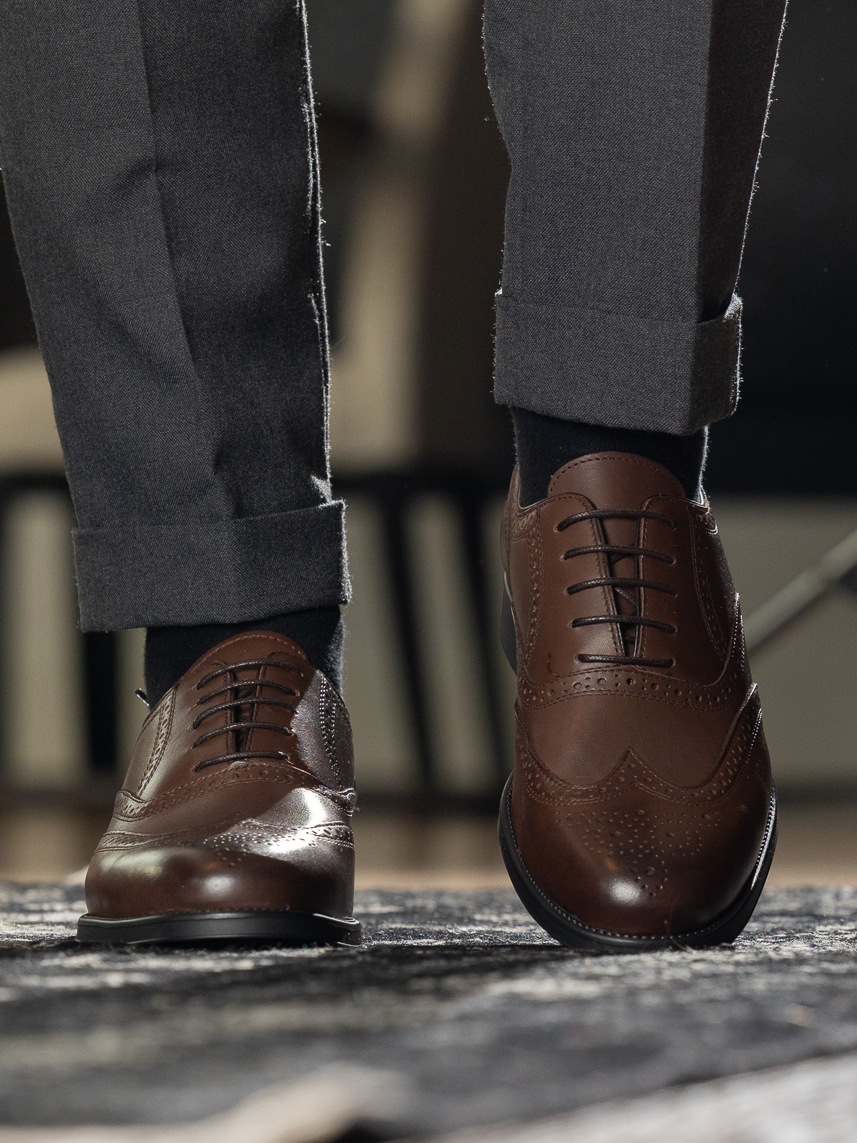Gregers - Oxford Brogue Brown - Trapes Sko