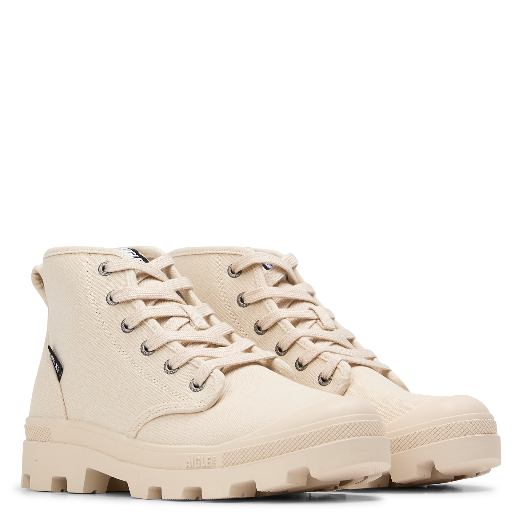TENERE CVS - Boots à lacets en coton | Beige