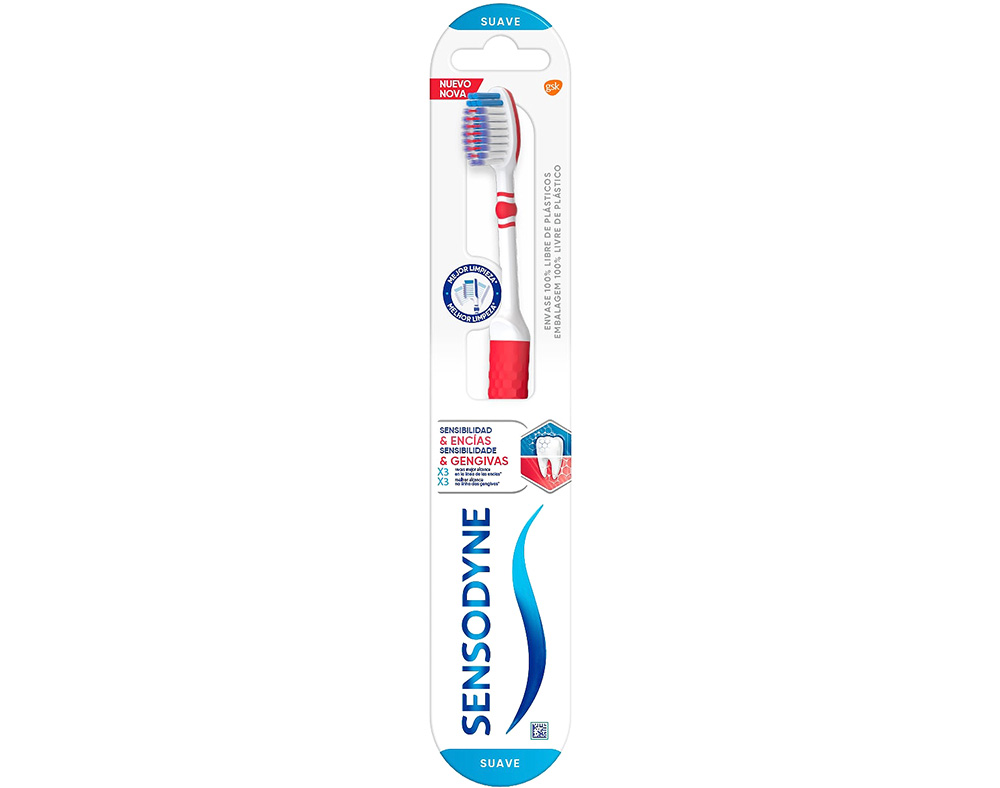 Escova de Dentes Sensibilidade&Gengivas Suave Sensodyne 1un