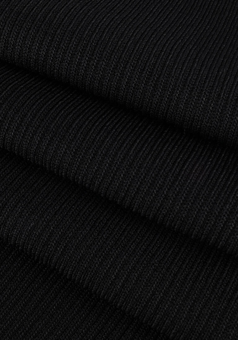 NOTES DU NORD zwarte notes du nord midi jurk elena knitted dress
