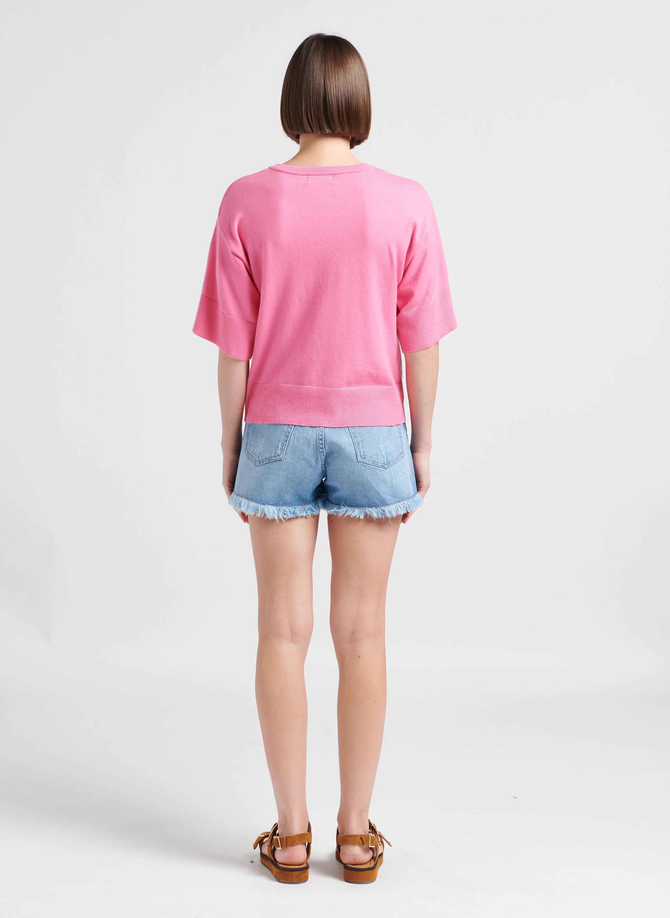 ESLINA - Pull col V| Rose