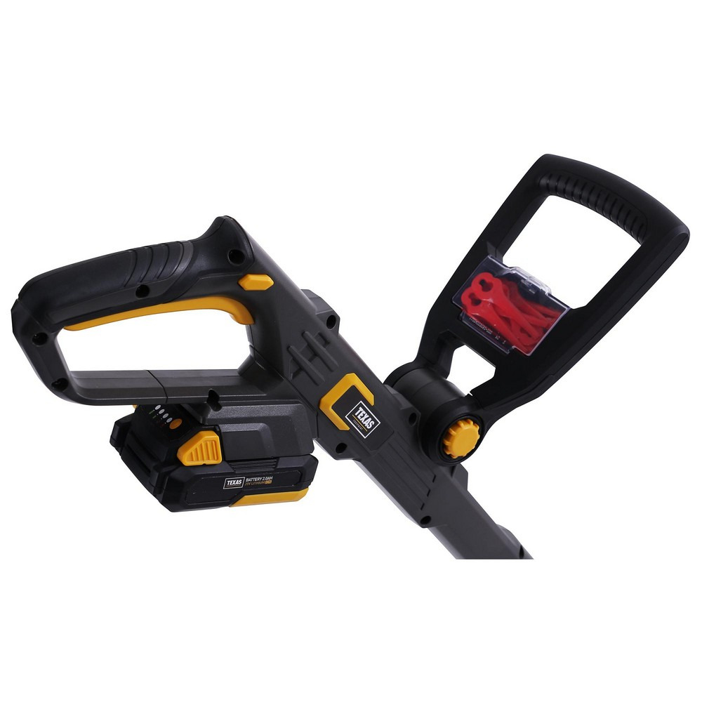 Pack coupe-bordure sans fil pile 20v et chargeur coupe 25cm texas gtx2000