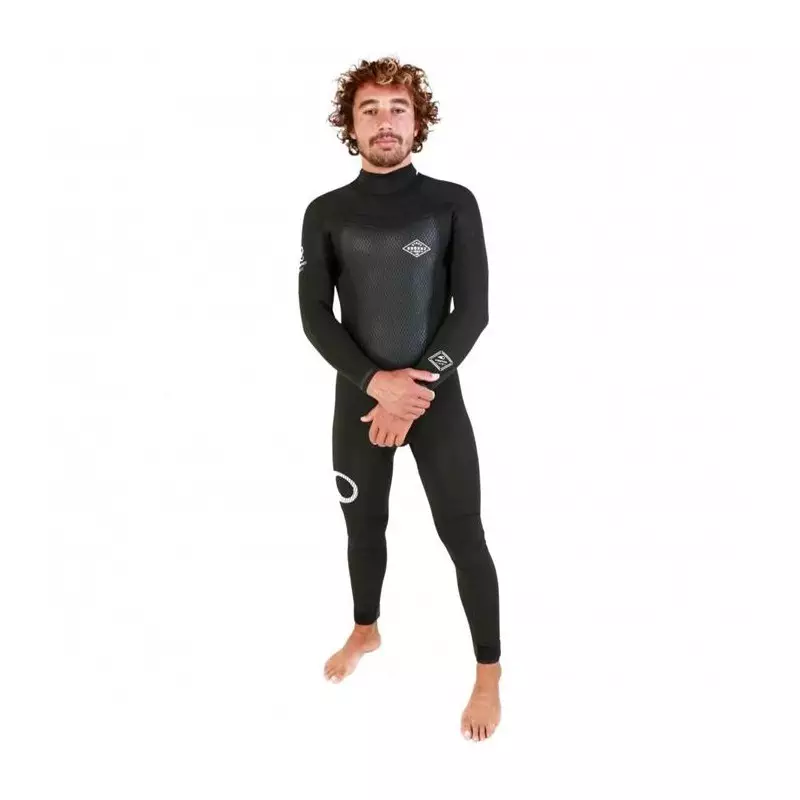 Combinaison intégrale SOORUZ Fighter Oysterprene 5/4/3 Back Zip Black