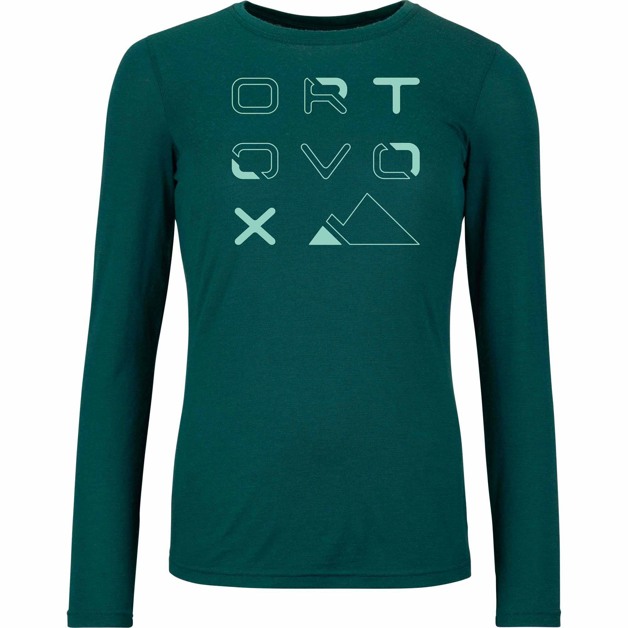 Ortovox185 MERINO BRAND OUTLINE LS W