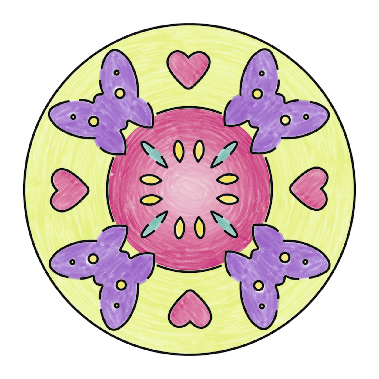 Mandala-Designer 2in1 - Eenhoorn