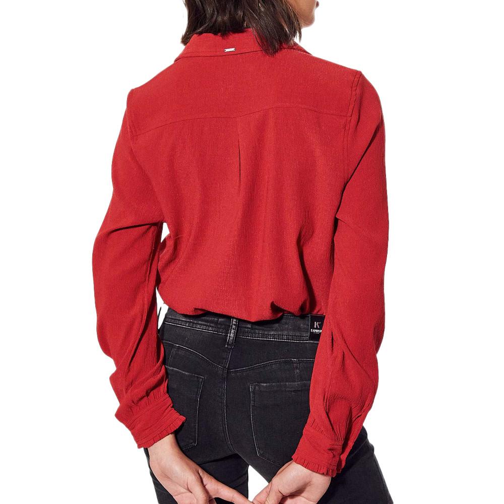 Kaporal Chemise Rouge Femme Kaporal Nooba