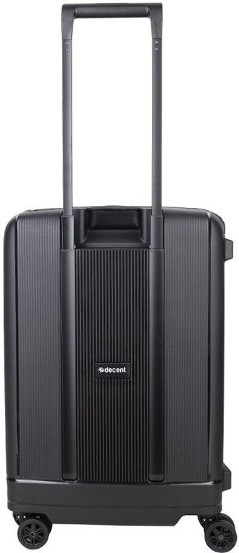 Decent - TRANSIT - Reiskoffer - Zwart - 43 Liter - Handbagage Koffer 55cm