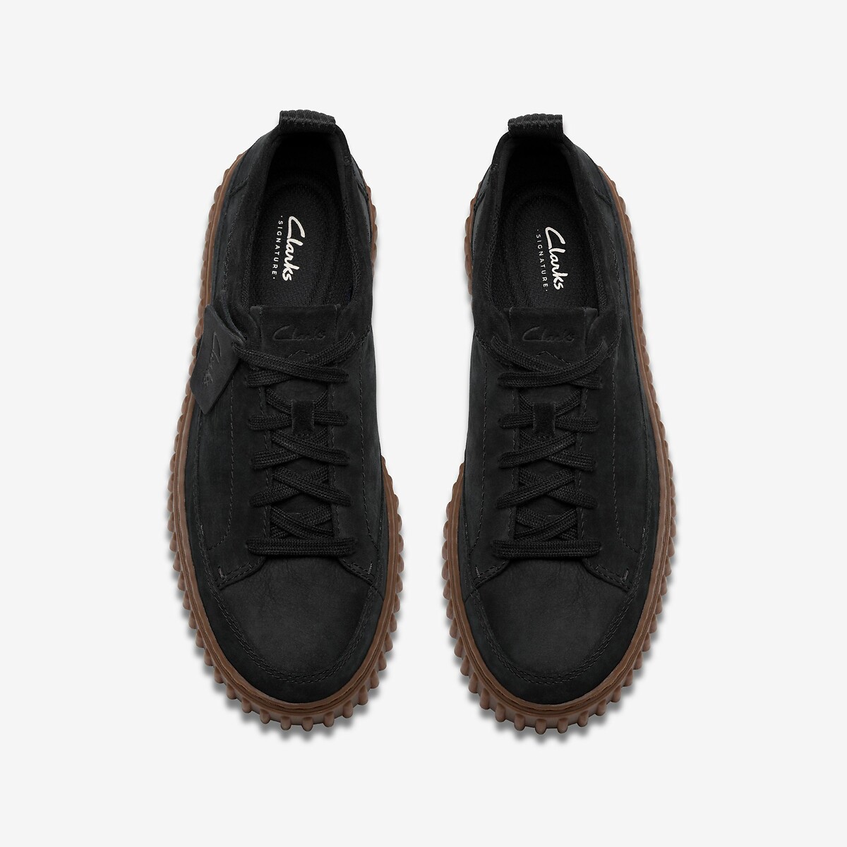 Sapatos de couro nobuck CLARKS Torhill Lace