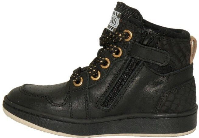 Twins - 320610 - Veterboots - Zwart - Leer