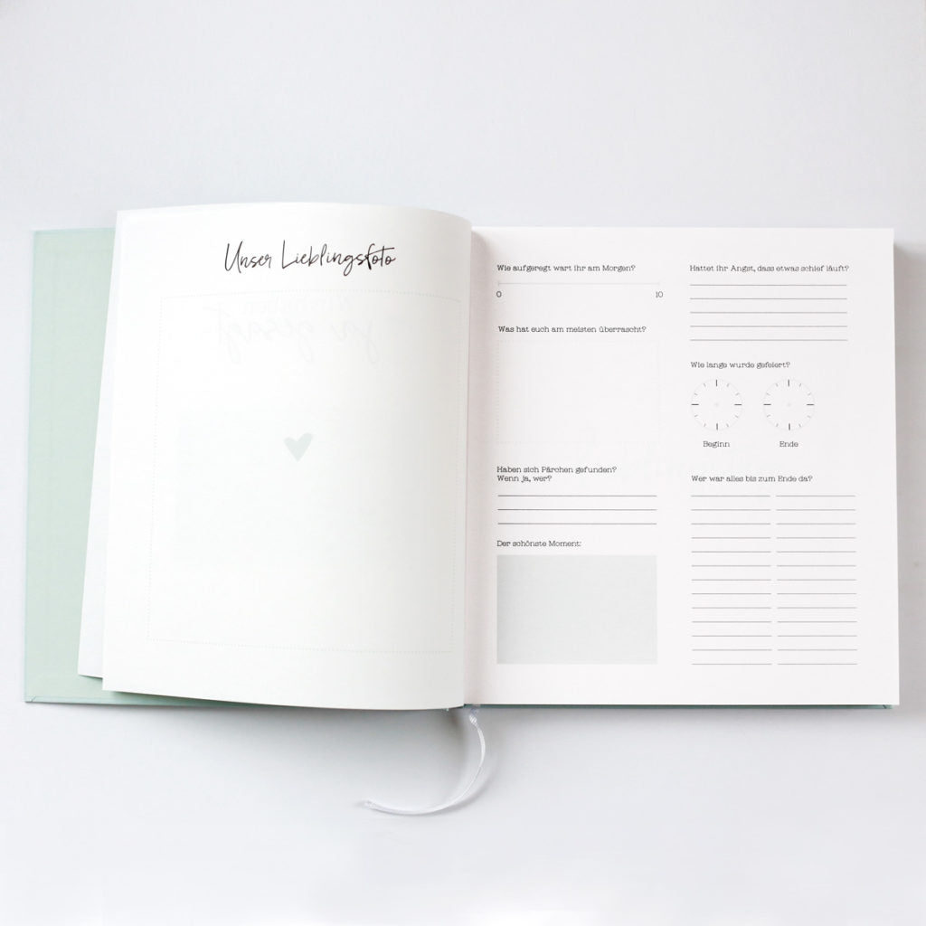 Hochzeits-Gästebuch „Welcome