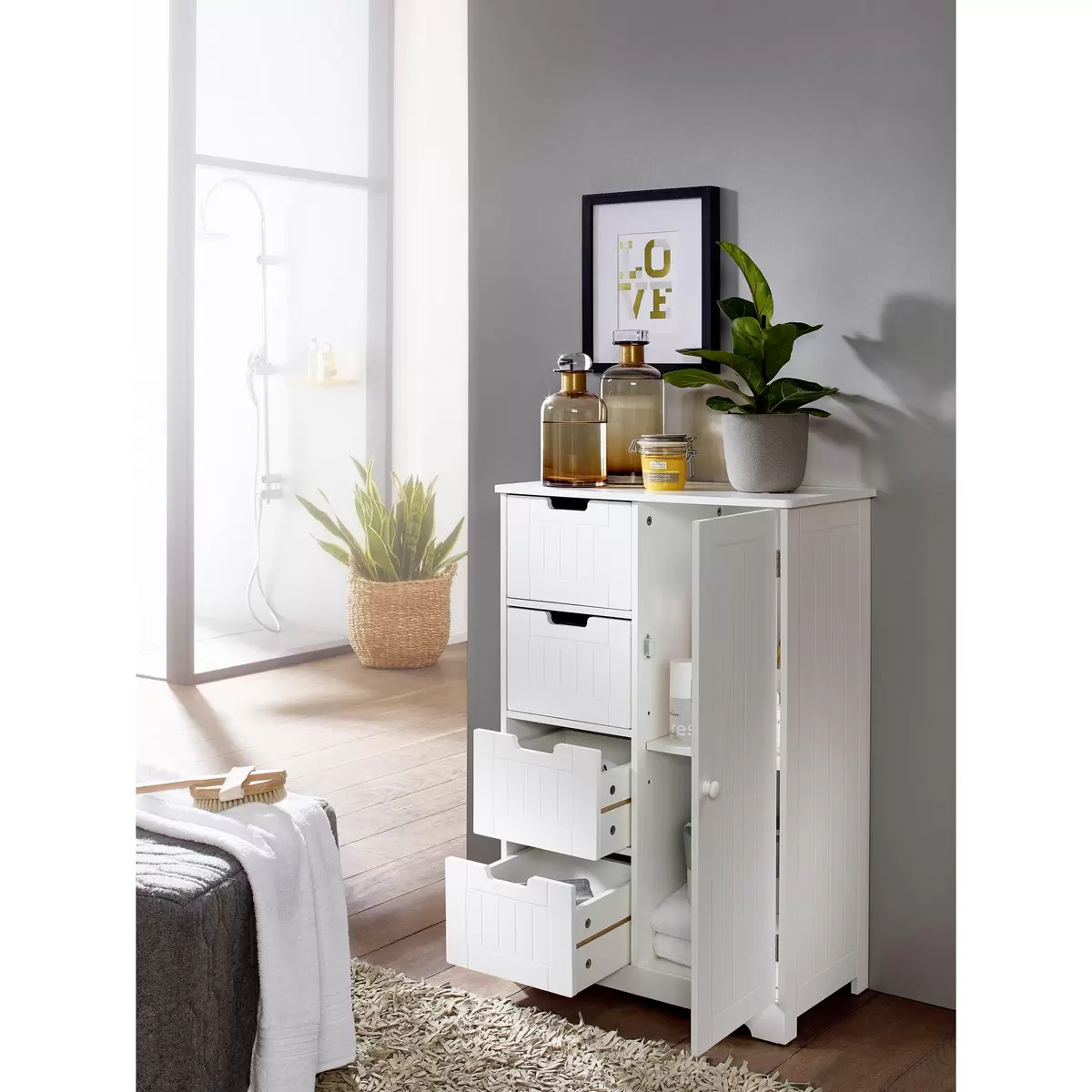 Badschrank Luis weiss