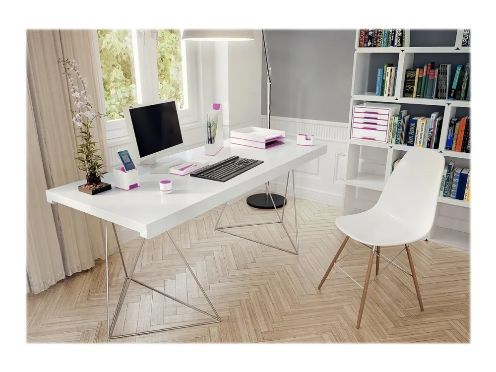 Tapedispenser Leitz WOW pink inkl. 1 rulle tape