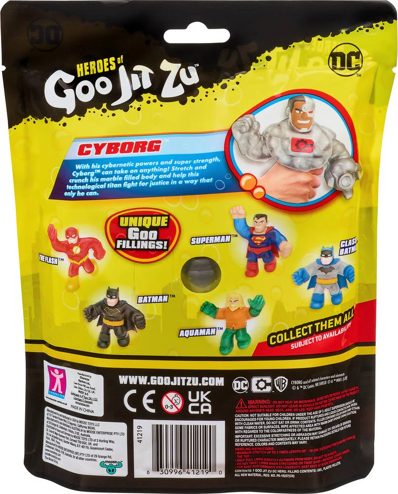 DC COMICS - FIGURINE - GOO JIT ZU - CYBORG - 11CM