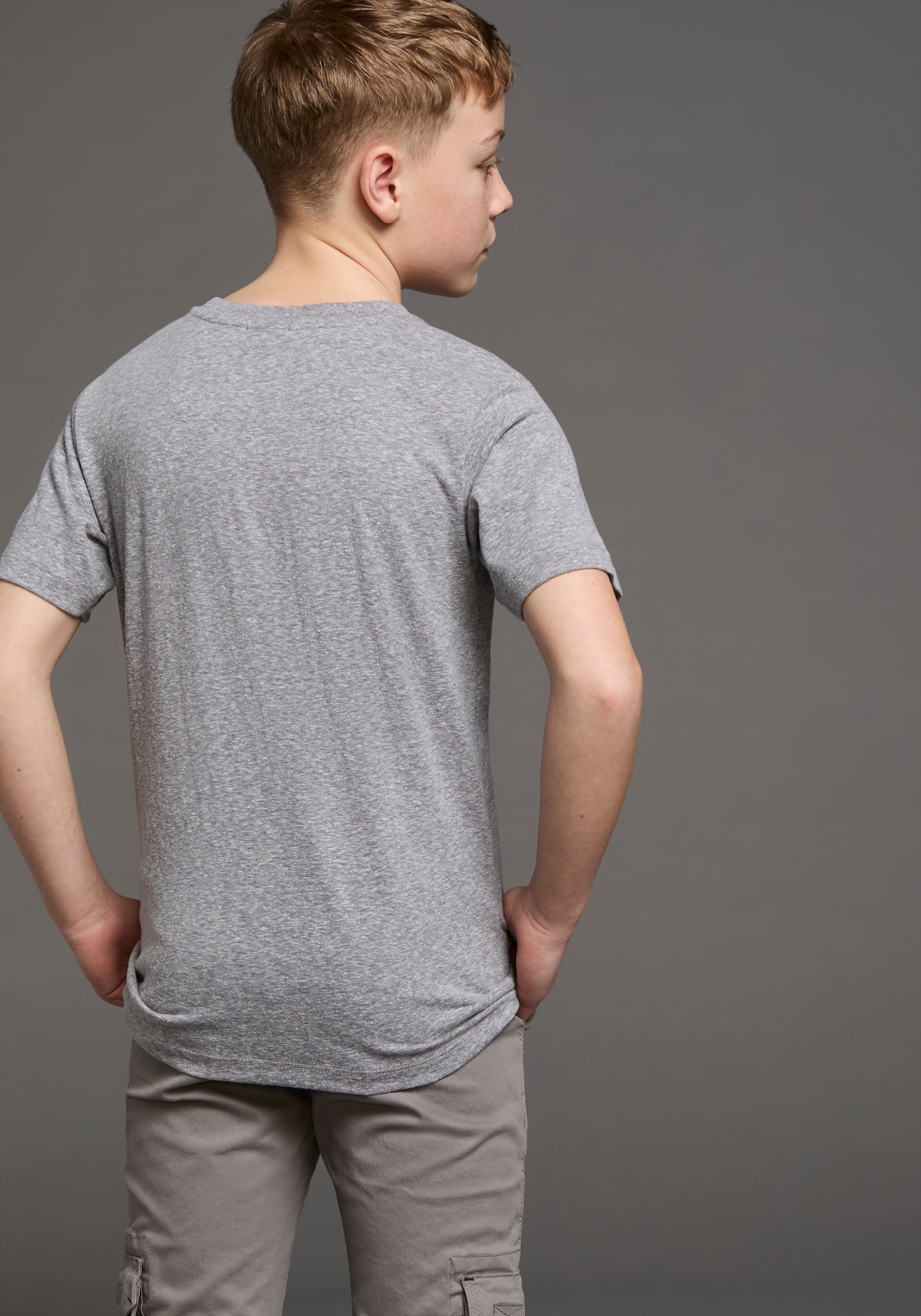 KIDSWORLD T-Shirt »ER WARS« Langarm,  Basic-Passform,  trendiger Print,  Rundhalsausschnitt