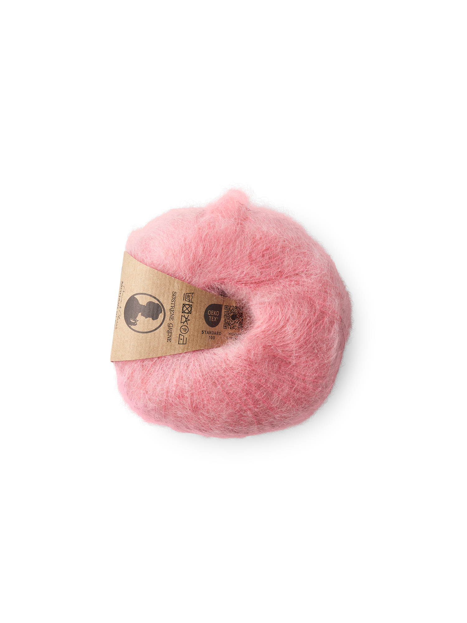 Mohairgarn med nylon | Mohair/nylon. 25 g. | Cherry Red