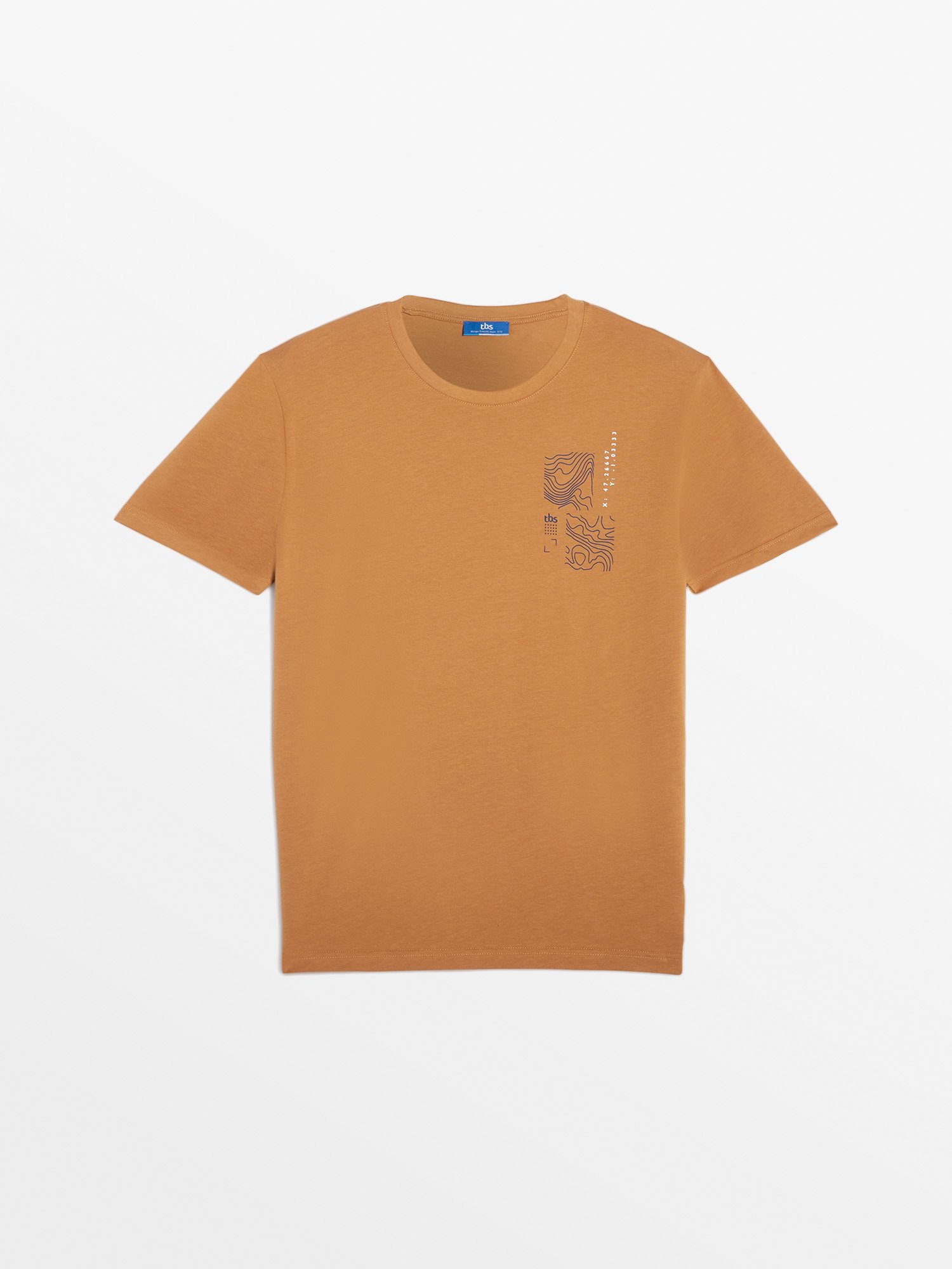 Tee Shirt Homme Coton Biologique Marron