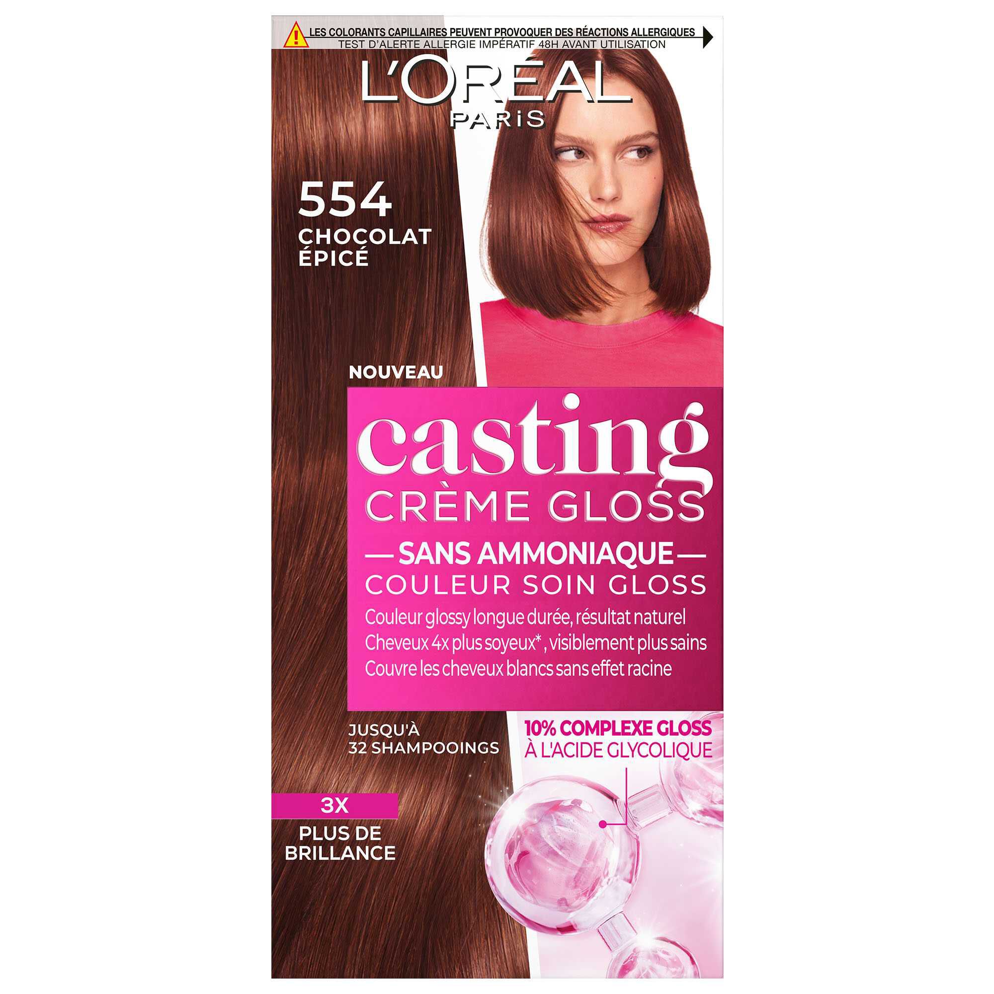Casting Crème Gloss Reflets · Couleur soin, reflets ultra brillants