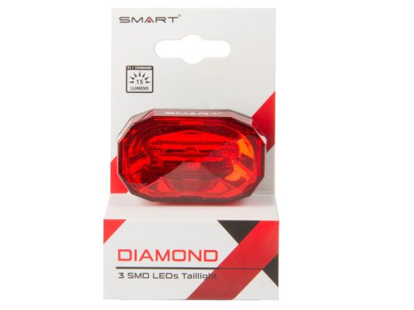 Smart Diamond Super Led Baglygte, 15 Lumen