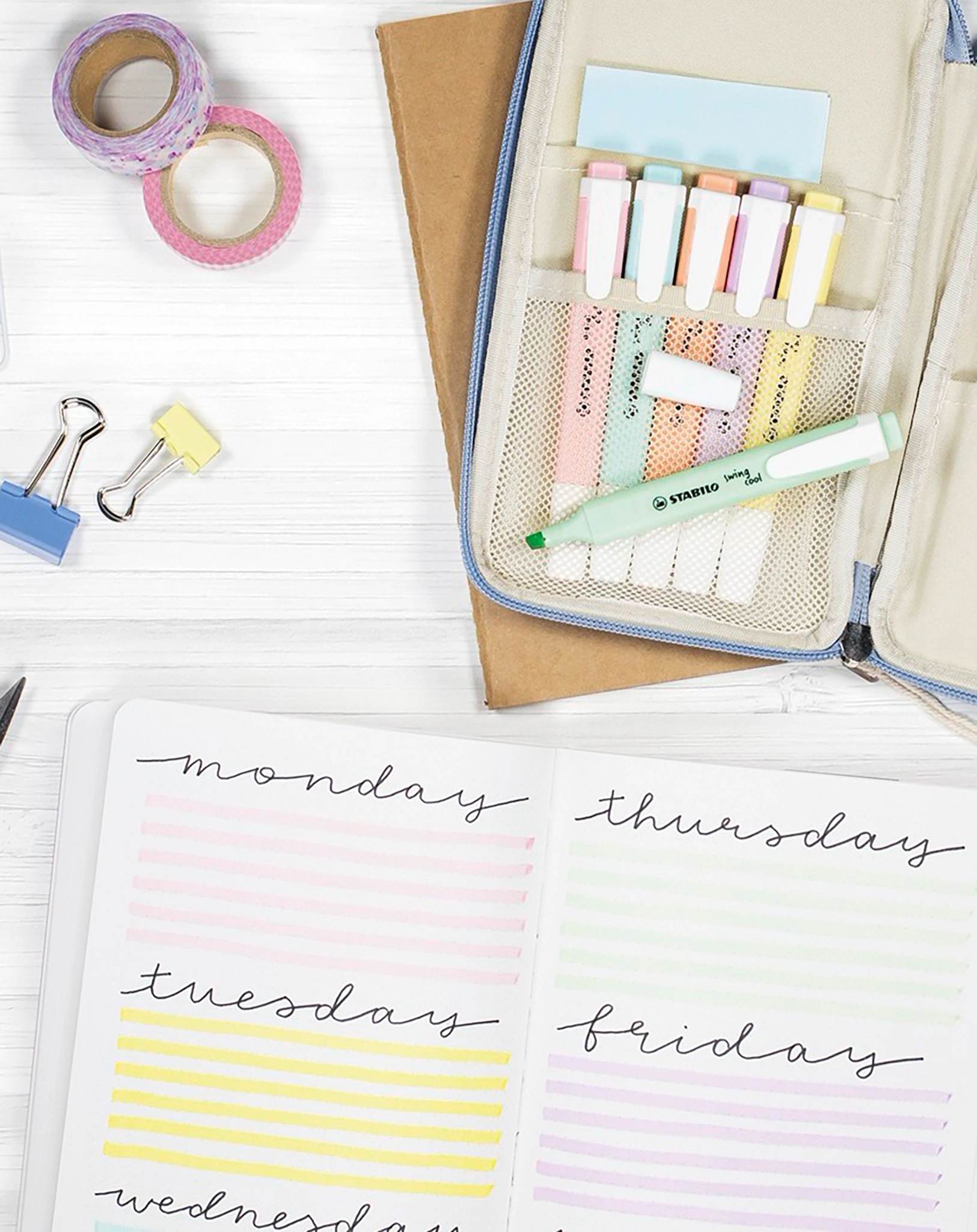 Textmarker STABILO® swing cool Pastel Edition 6er-Pack