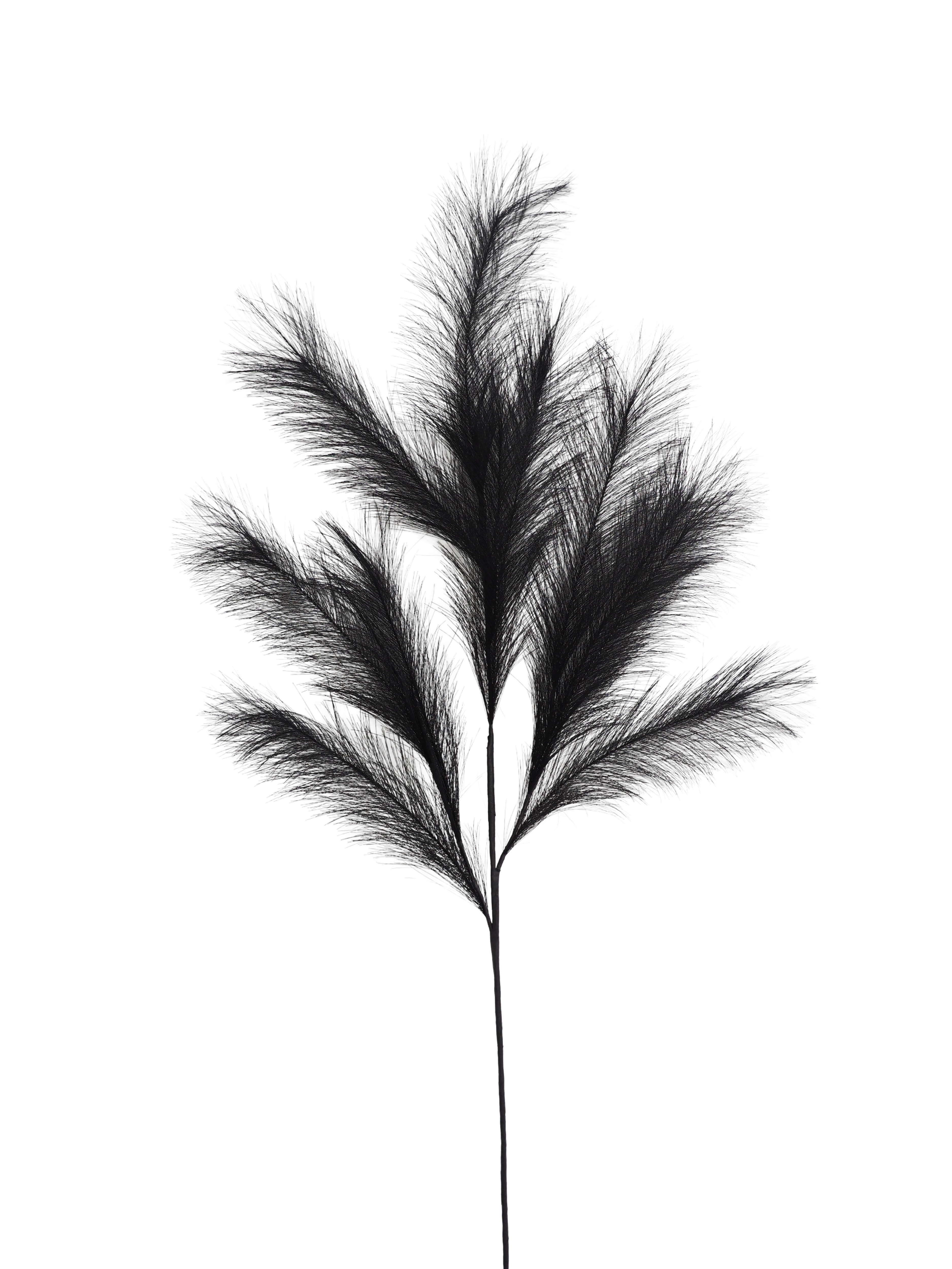 TIGE PLUMEAU H.110CM NOIR