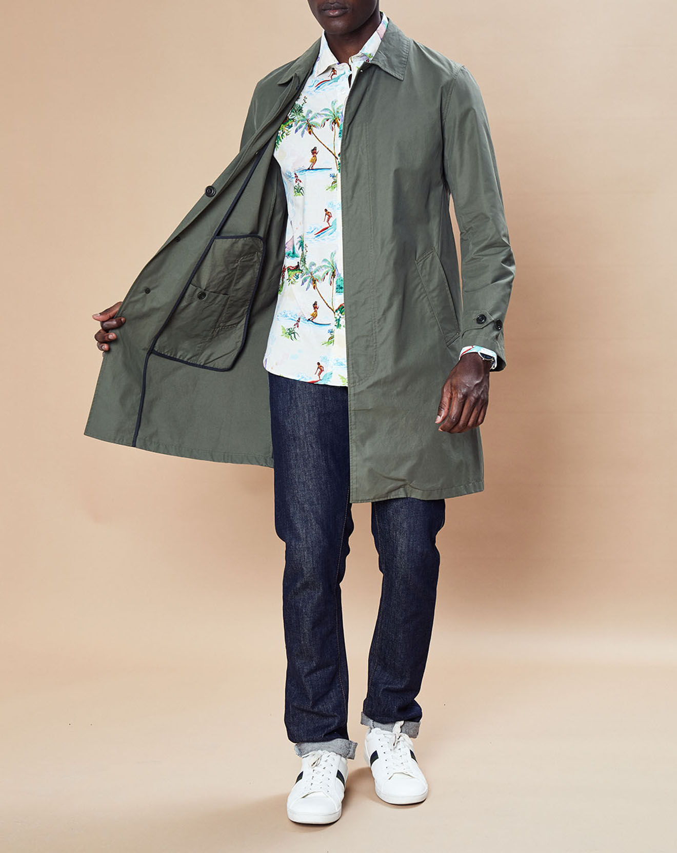 Hartford Manteau imperméable Jorrow kaki