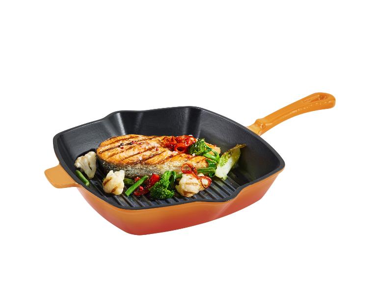 Gietijzeren grillpan 24 cm