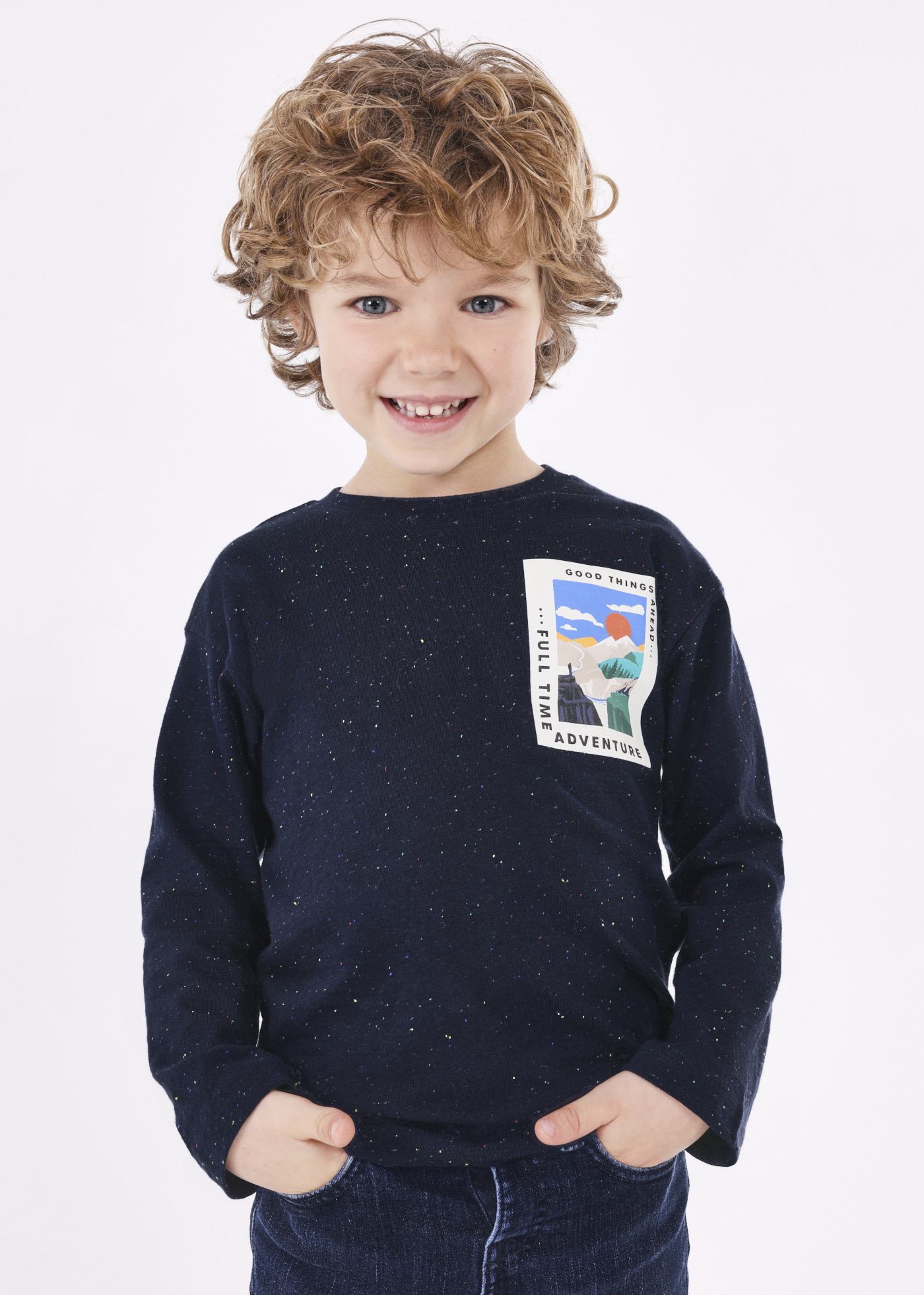 Camiseta de malha Better Cotton Neps para meninos