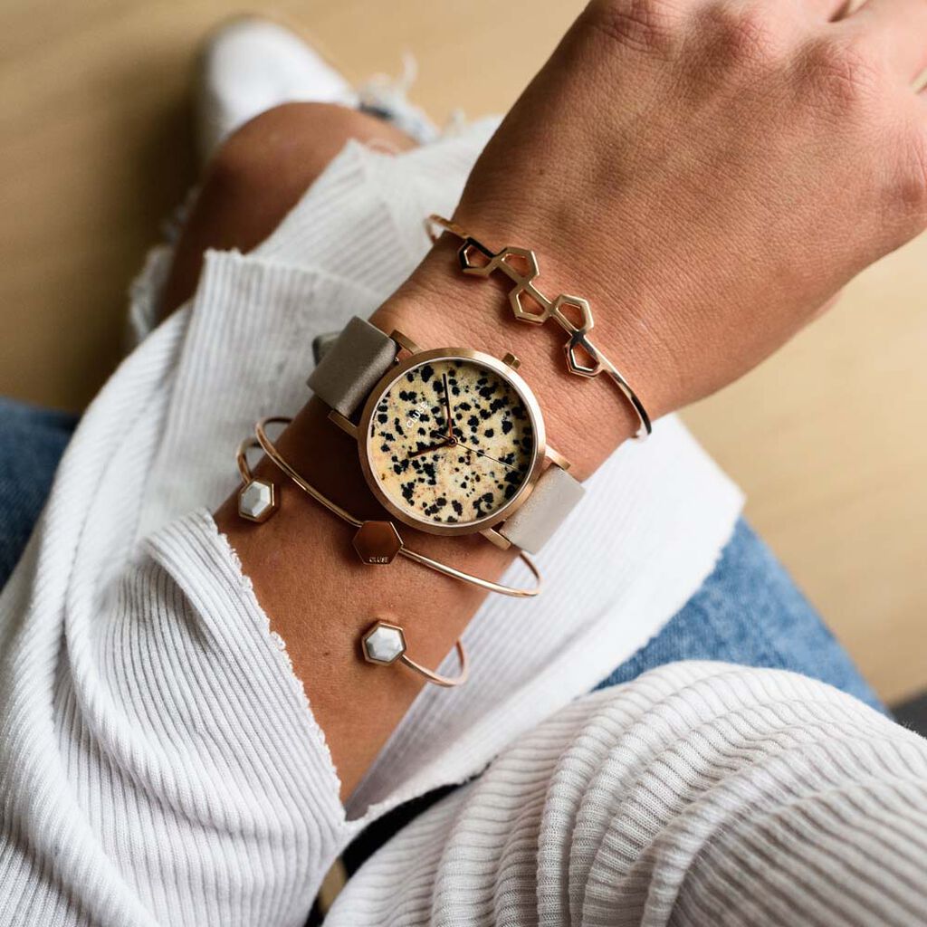Montre Cluse Dalmatien Nacre
