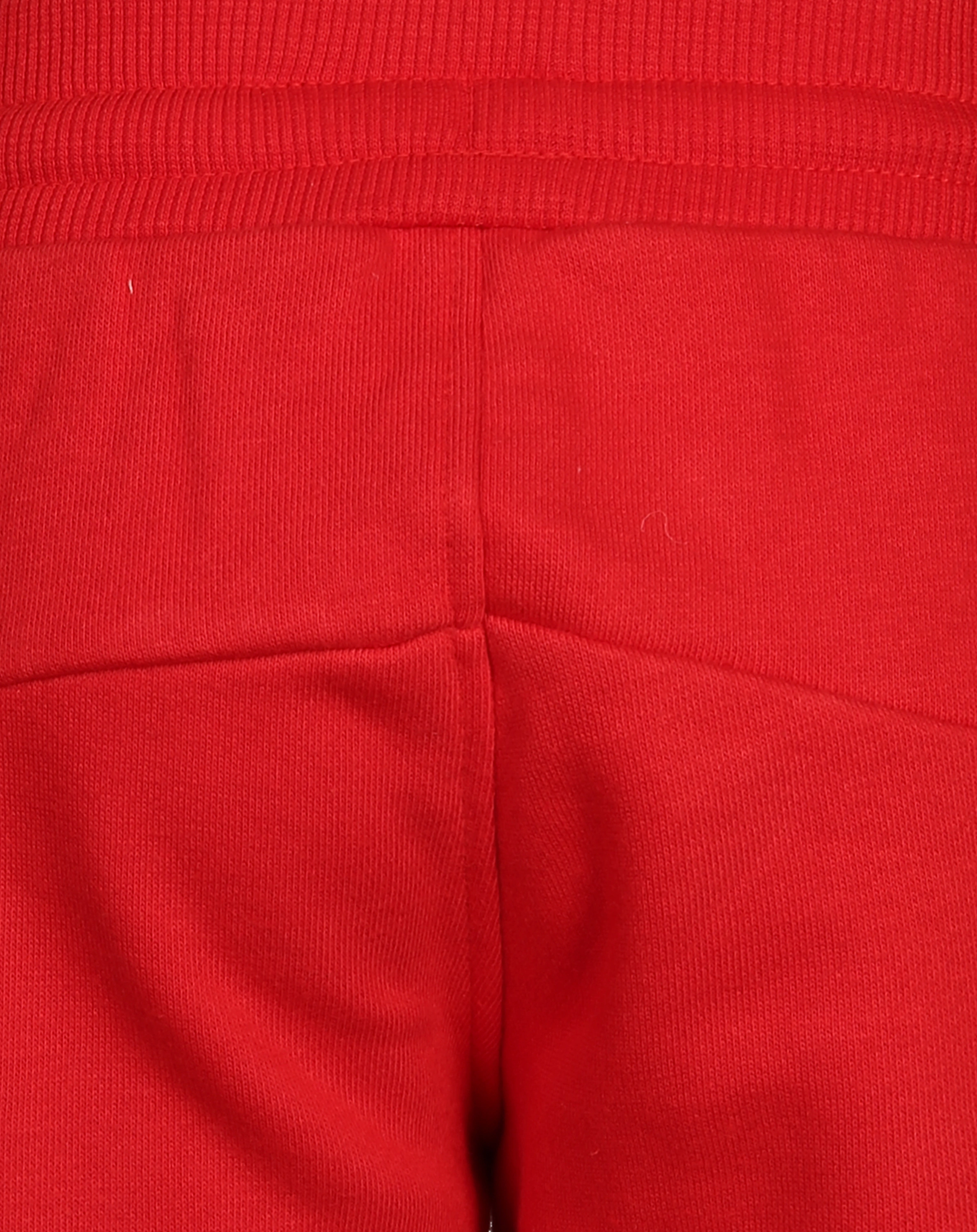 Sweat-Bermudas UNDER CONSTRUCTION in rot