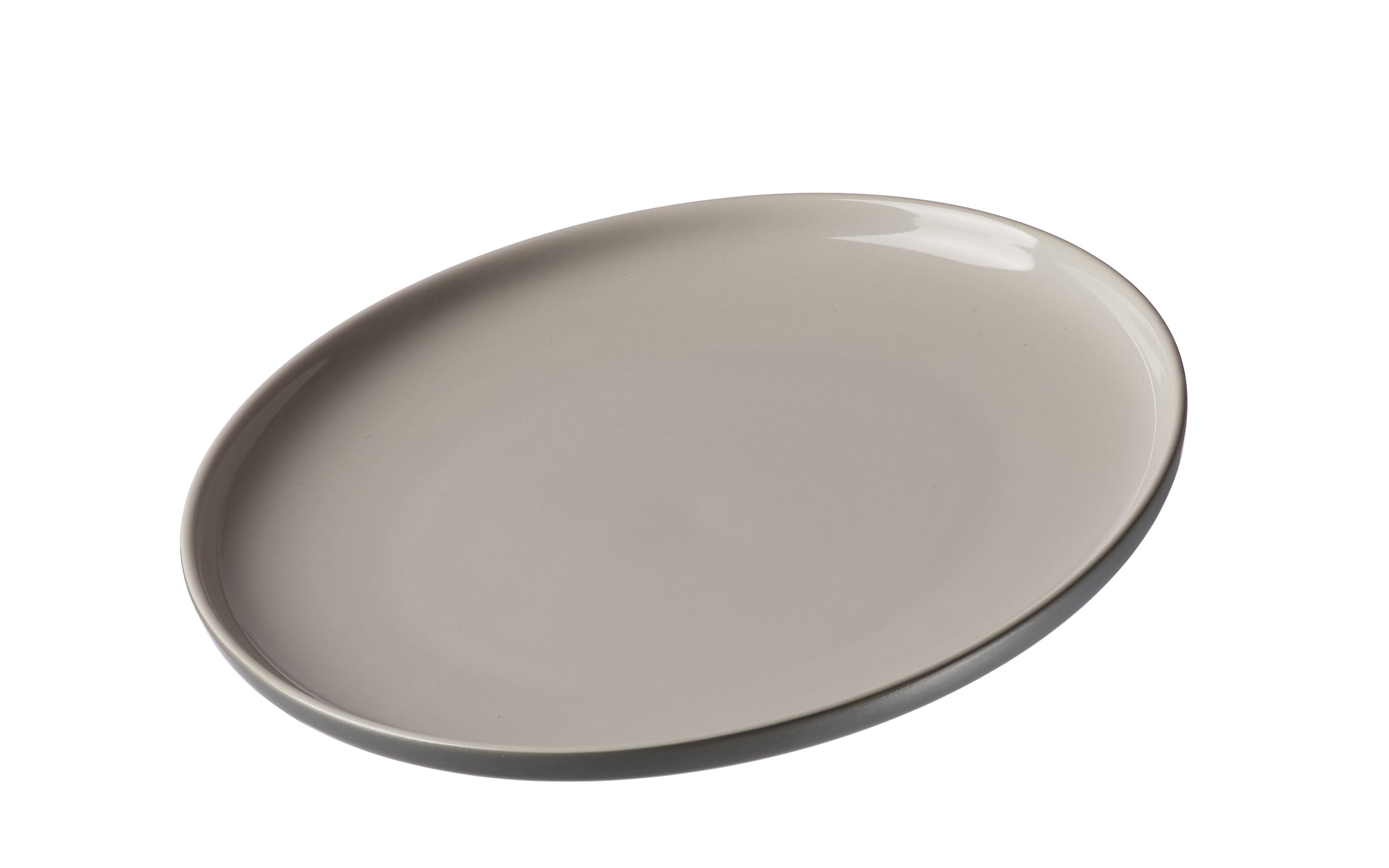 Teller flach Jasper, grau, 26 cm