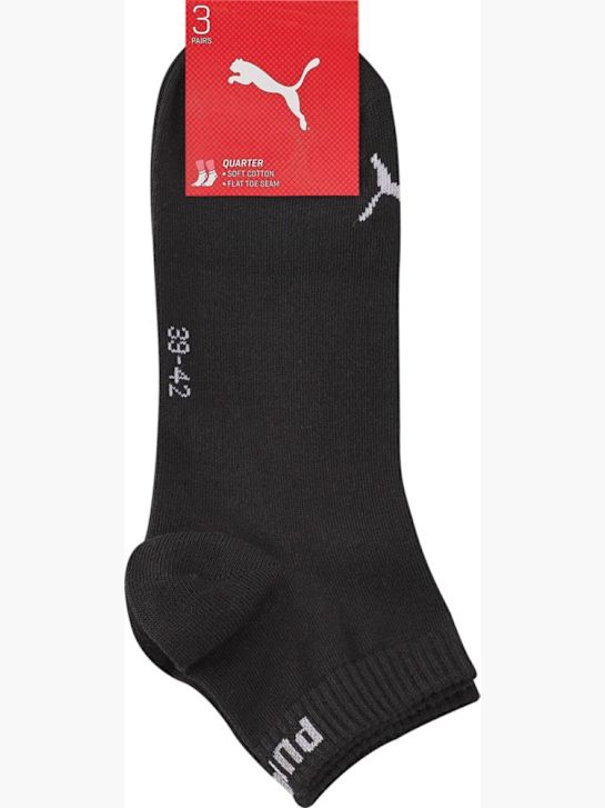 PUMA 3 Pack Socken Schwarz