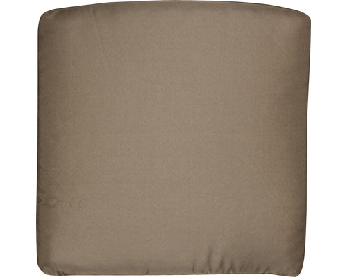 LOOK vierkant zitkussen, 100% polyester, bruin