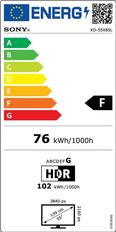 Sony KD-55X85L TV UHD 4K