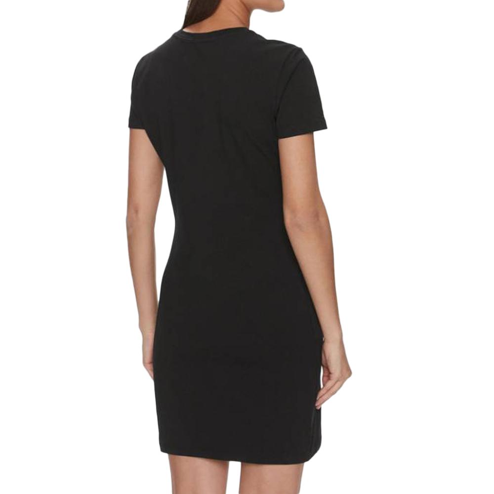 Calvin Klein Jeans Robe Noire Femme Calvin Klein Jeans Diffused Monologo