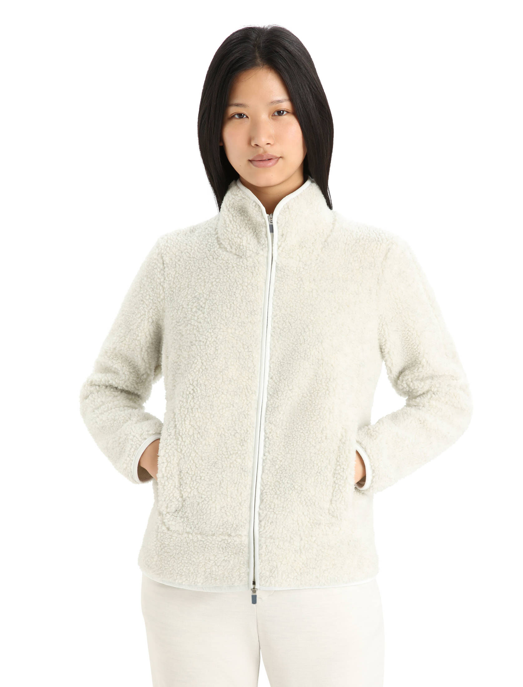 Icebreaker| Damen Fleecejacke REALFLEECE HIGH PILE LS ZIP