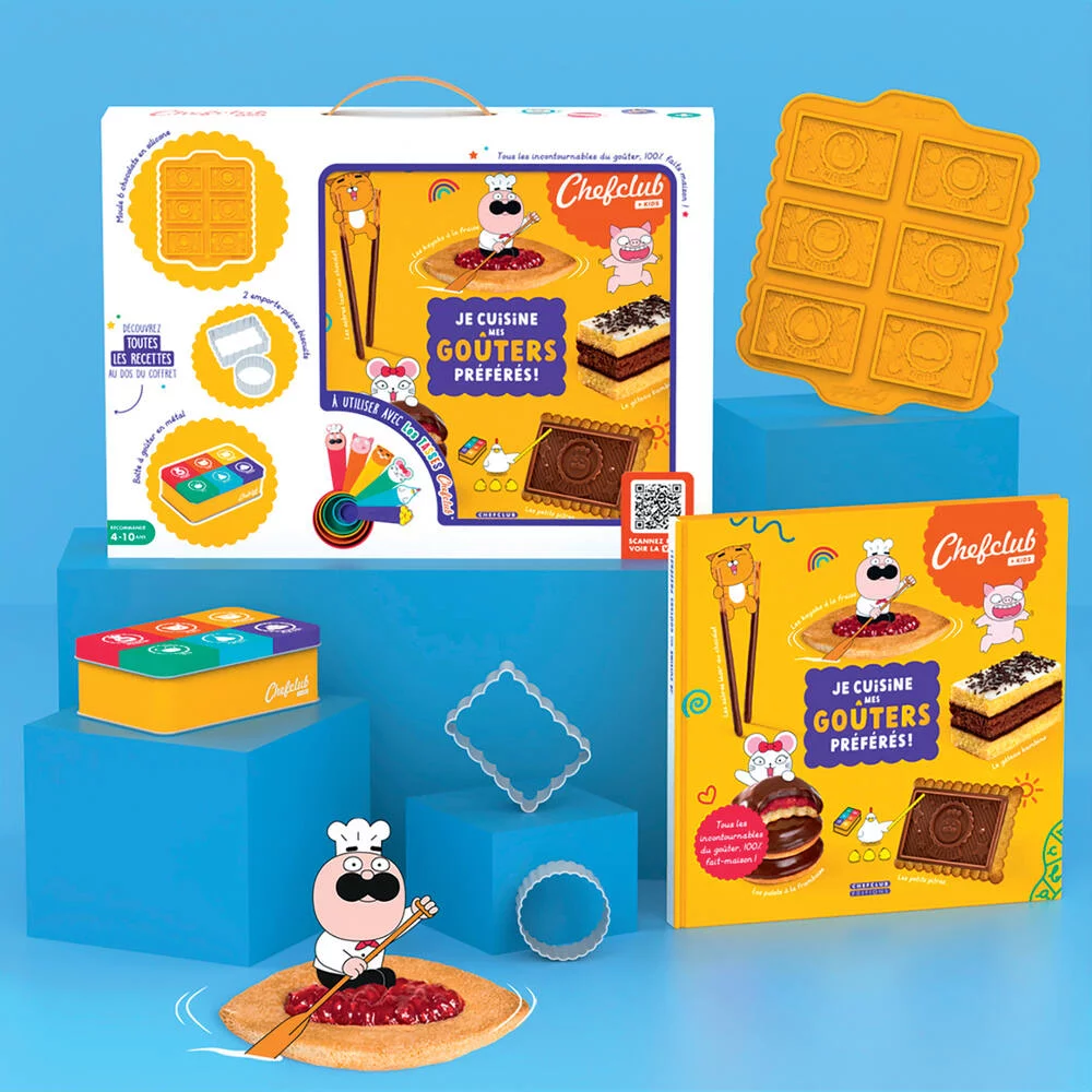 CHEFCLUB - COFFRETS KIDS - JE CUISINE MES GOUTERS PREFERES