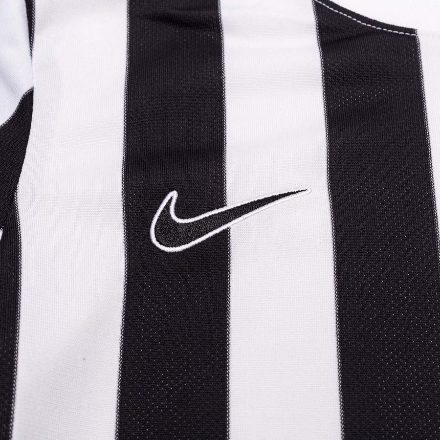 Nike Maillot Dri-FIT Striped Division IV - Blanc/Noir Femme