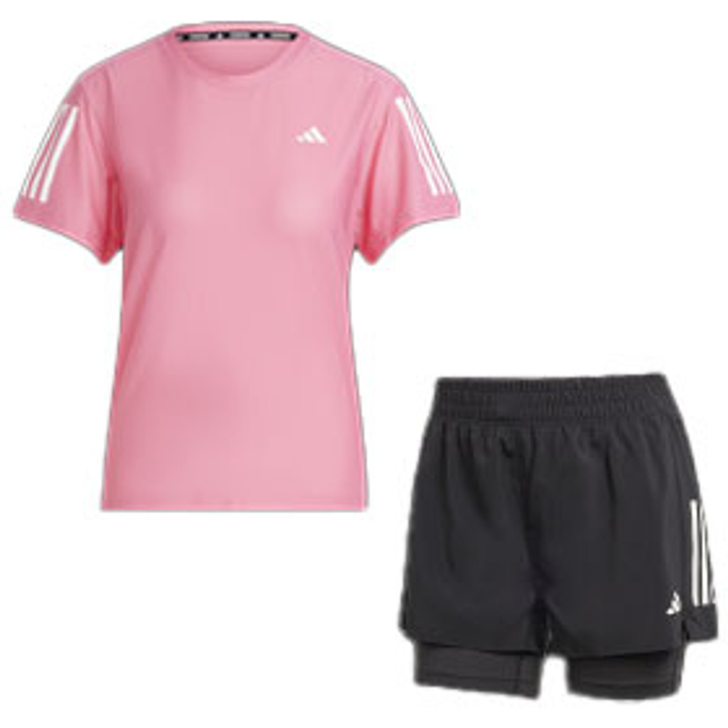 adidas OTR Tee 2in1 Short Set Dames
