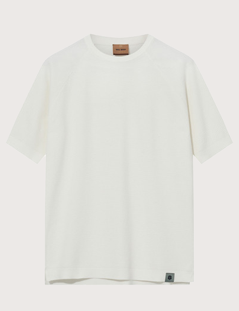 MOS MOSH T-SHIRT HOMME MANCHES COURTES GALVIN BLANC