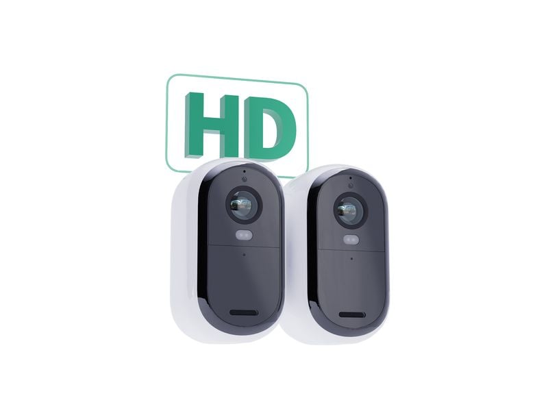 Arlo Essential Outdoor FHD (Gen 2) VMC2250 Weiss, 2er Set All Ihre Sicherheitsbedürfnisse. Eine leicht zu installierende Kamera