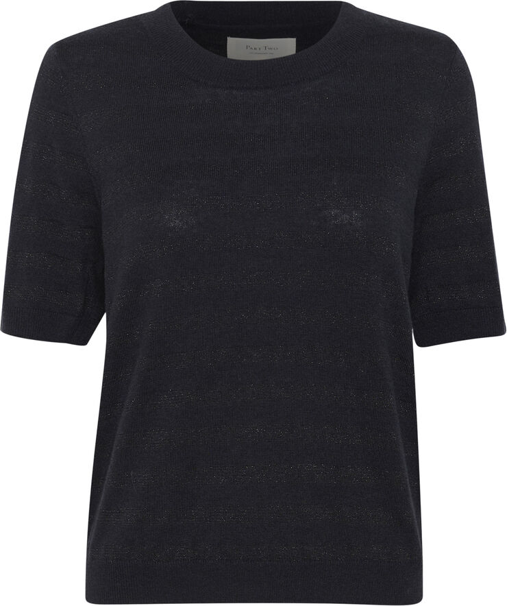 Part Two EverlottaPW PU Dark navy/black lurex stripe