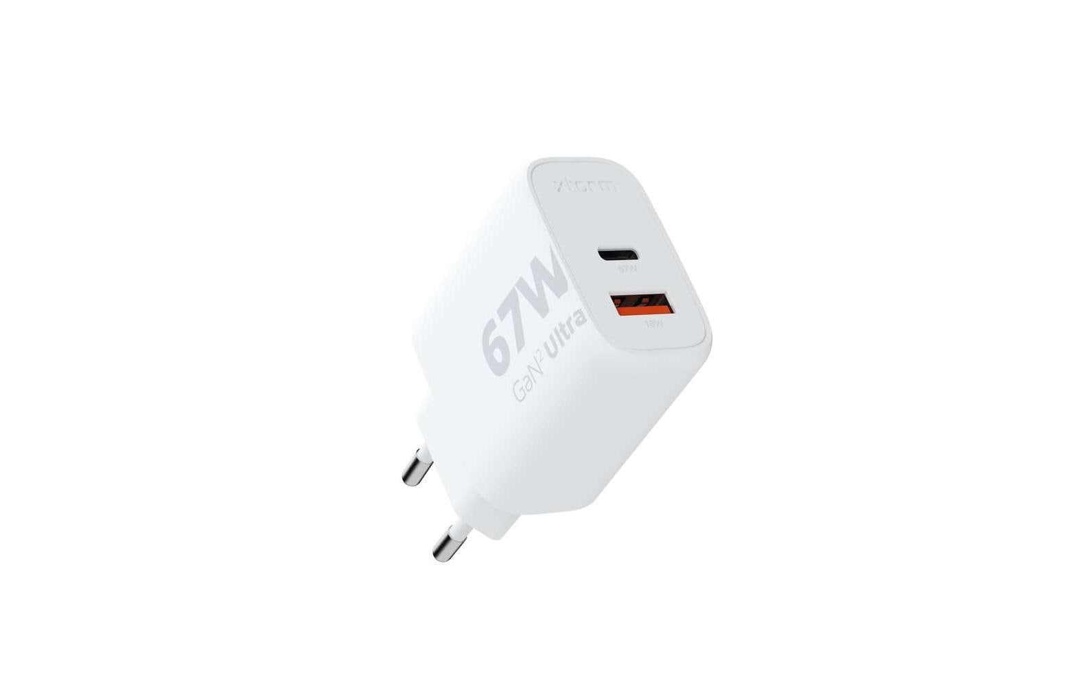 USB-Wandladegerät XEC067Schnellladefähiges Ladegerät mit USB-C & USB-A