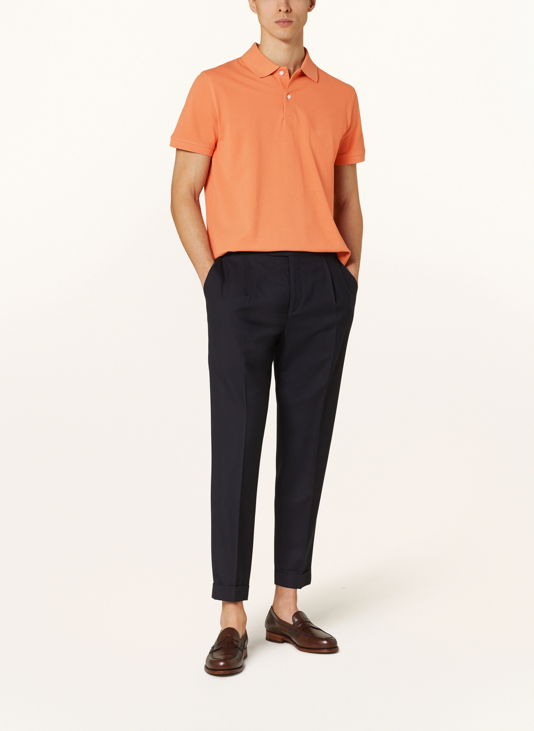 STROKESMAN'S Piqué-Poloshirt